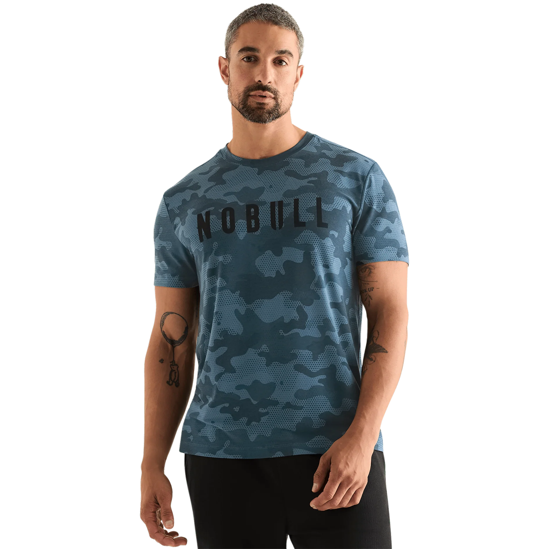 Men's Camo NOBULL Tee - Image 2