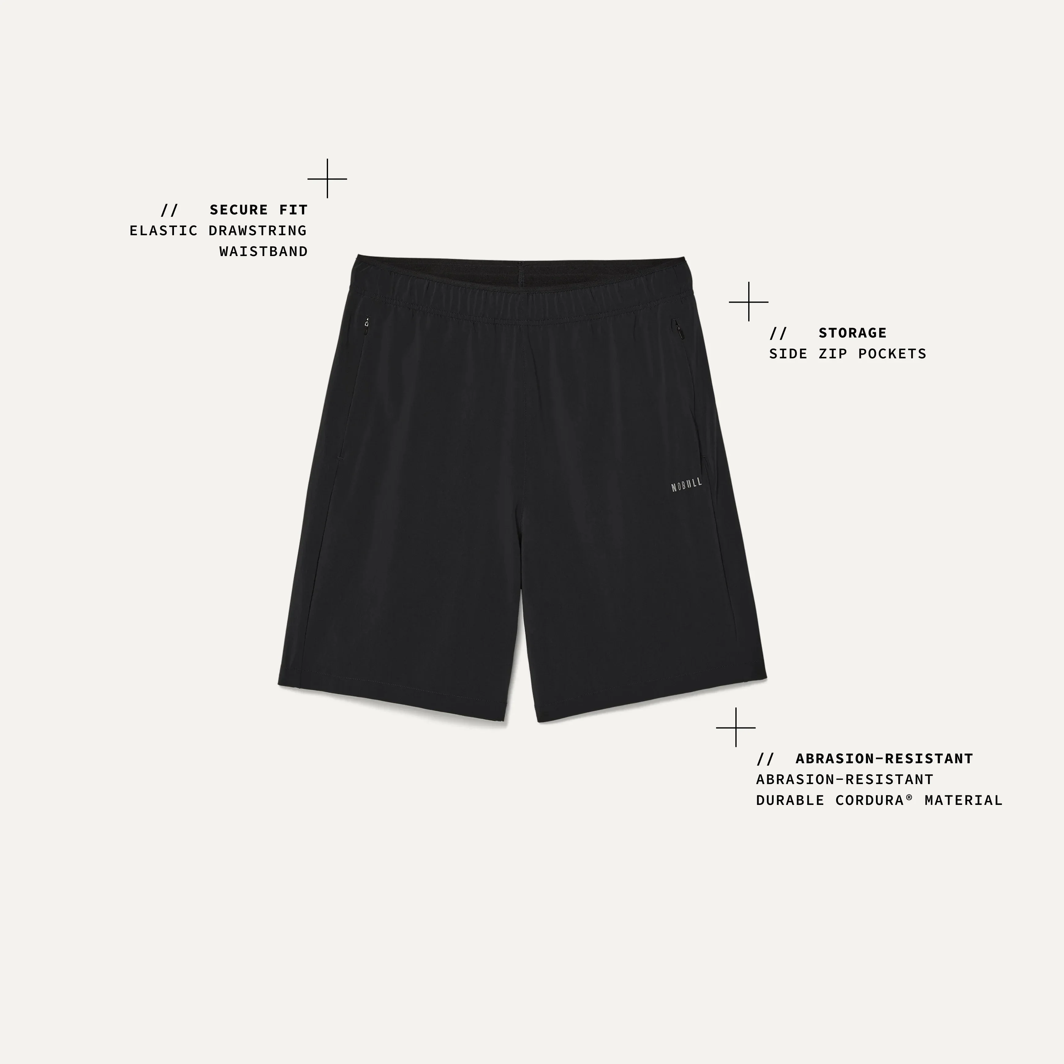 Men's NOBULL Training Short 8" (Unlined) Pack - Black - Image 6