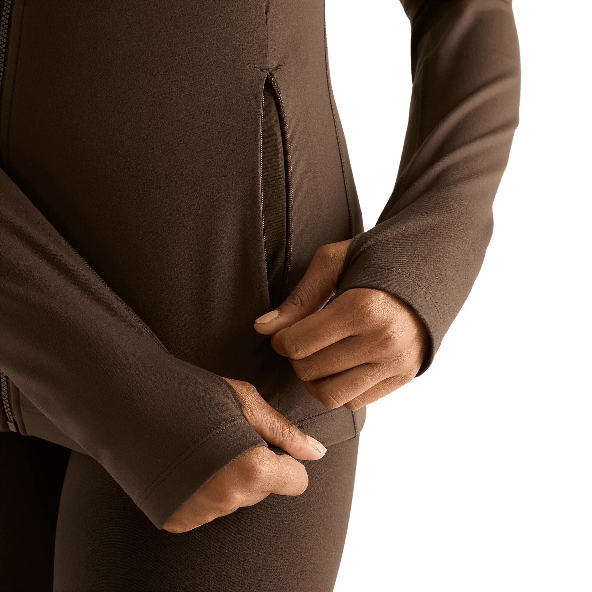 Women's Matte Zip-Up Jacket - Image 6