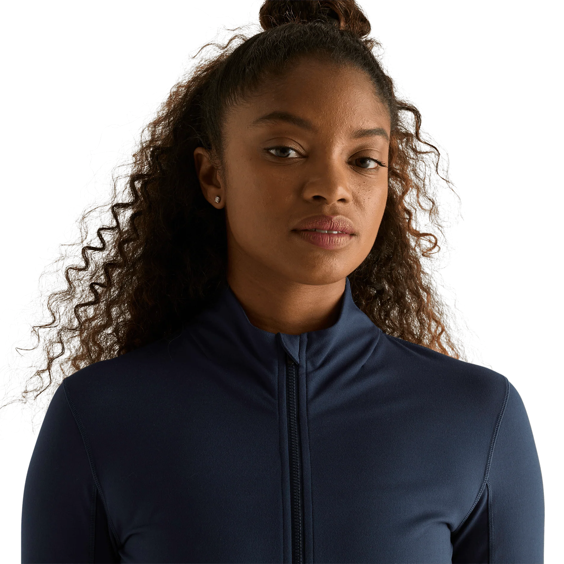 Women's Matte Zip-Up Jacket - Image 4