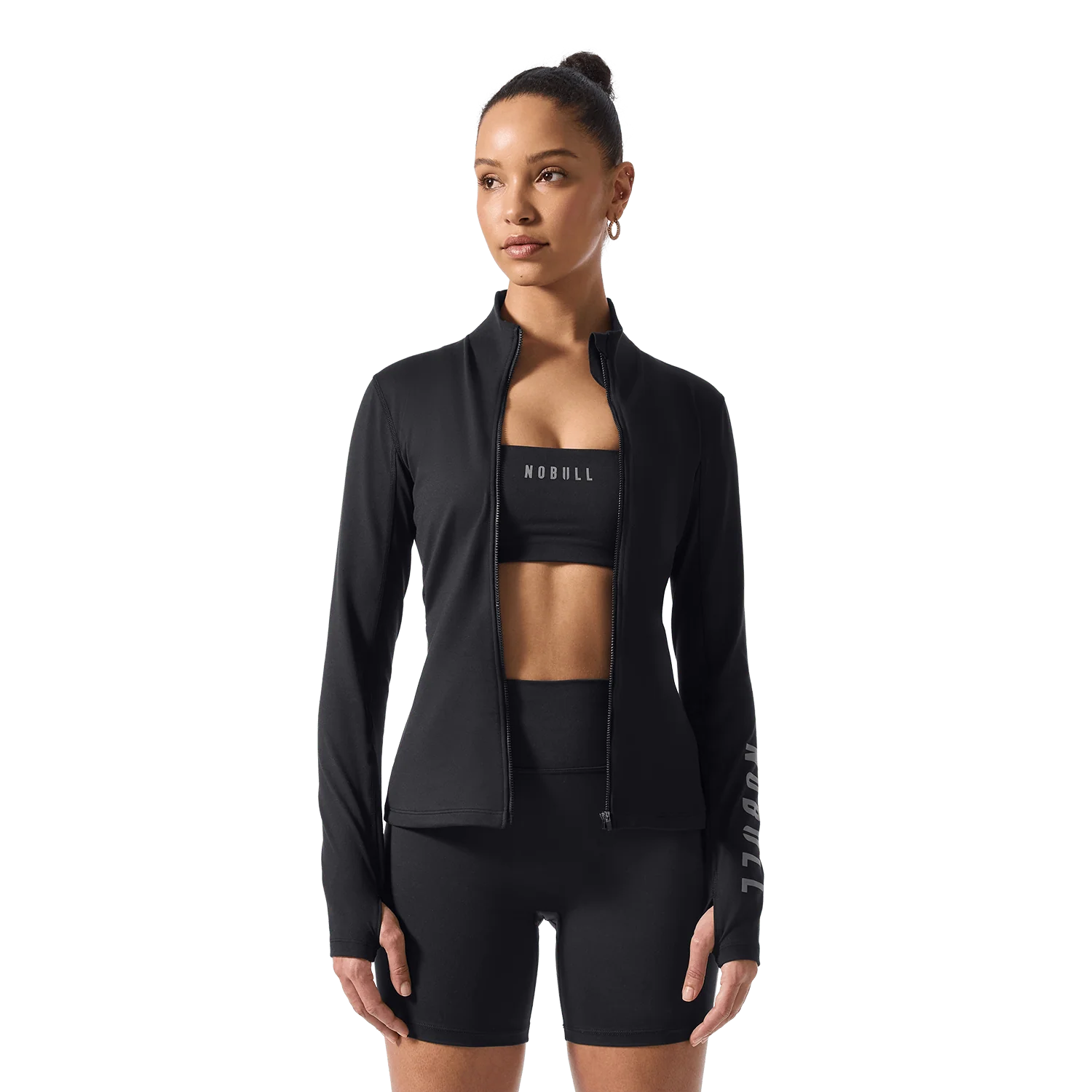 Women's NOBULL Matte Zip-Up Jacket - Image 4